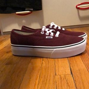 Vans platform shoes